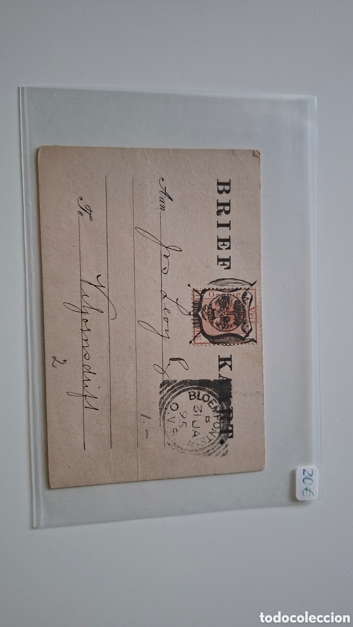 Postales: Postal Sudafrica 1895