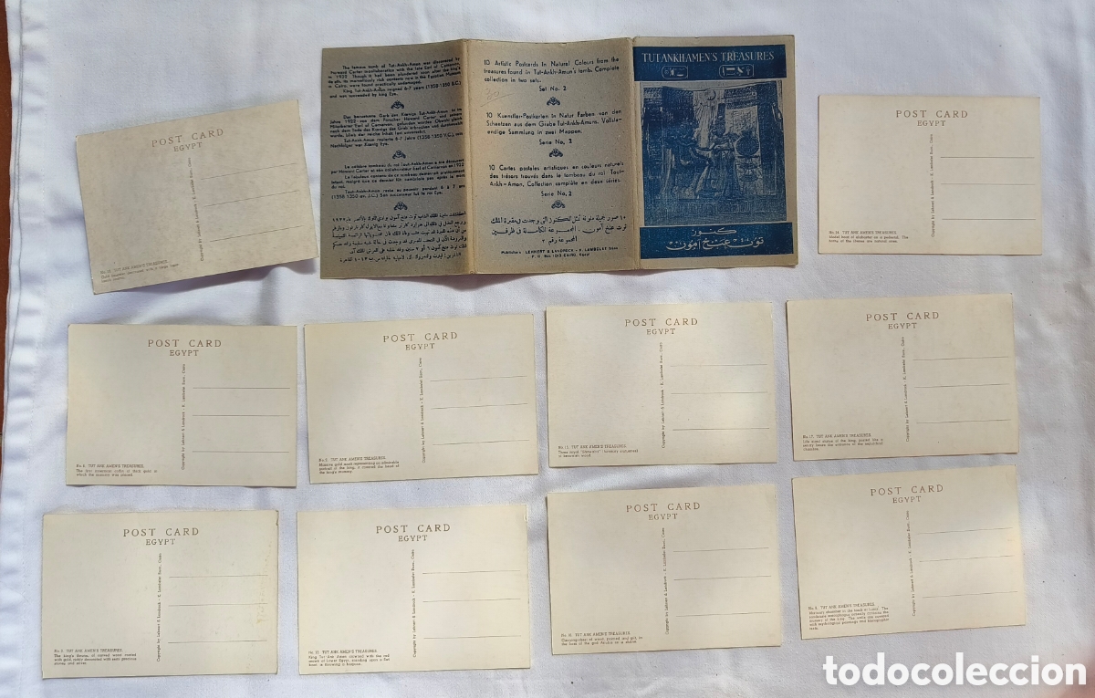Postales: SET DE POSTALES DE EGIPTO 1924-1930 - Foto 4