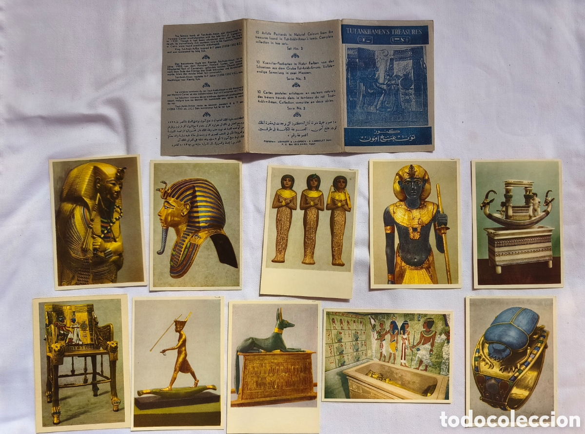 Postales: SET DE POSTALES DE EGIPTO 1924-1930