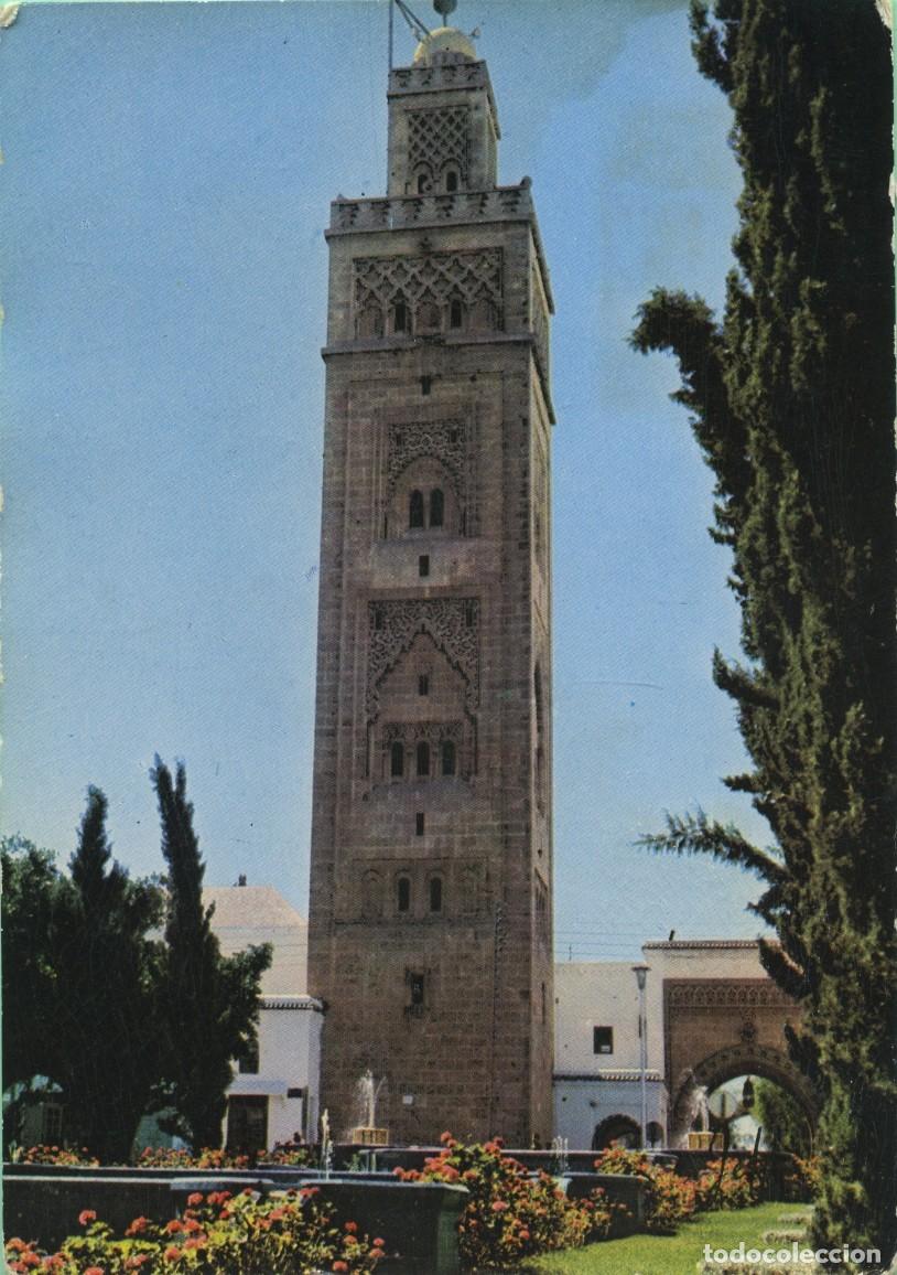 Postales: N&ordm; 6043 B-CASABLANCA. Marruecos. Habous La Mezquita. Sin circular. EDITIONS JEFF