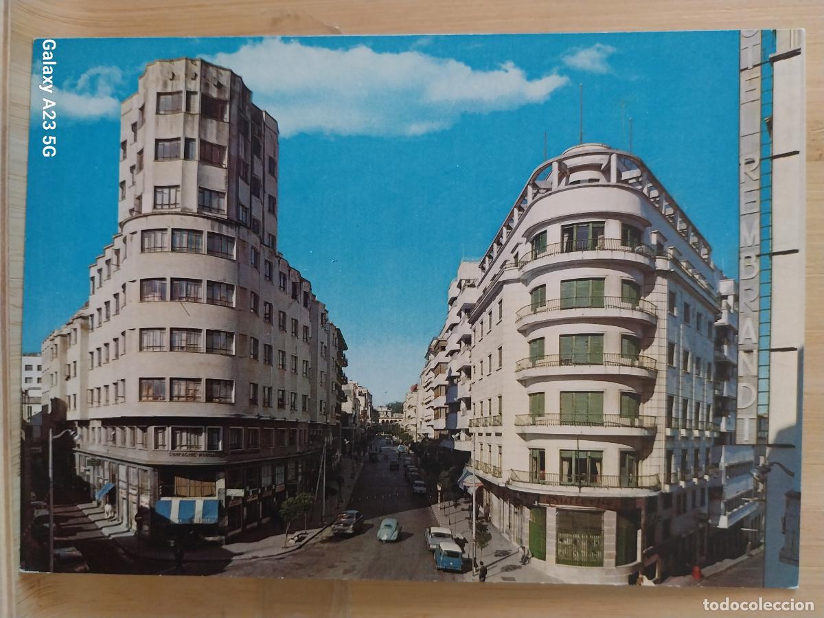 Postales: TANGER MARRUECOS POSTAL DORSO BLANCO ERROR IMPRESION