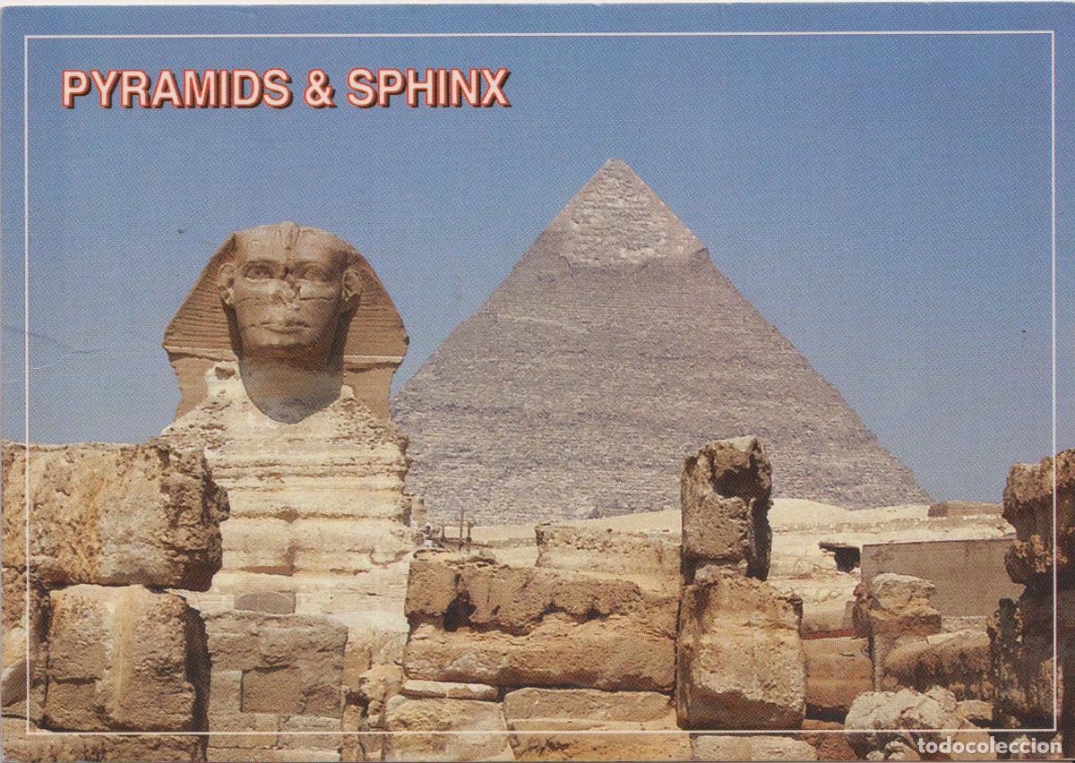 Postales: EGIPTO, PYRAMIDS & SPHINX - GIZA - CAIRO - NAGUYCARD N&ordm;00/10 - ESCRITA