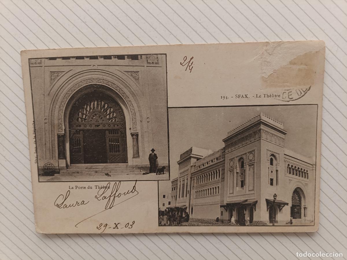 Postales: Sfax, T&uacute;nez, postal antigua