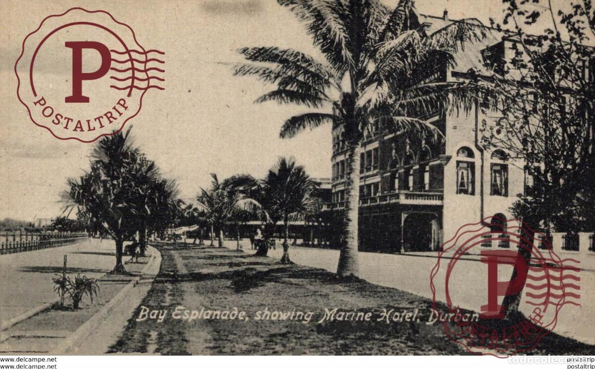 Postales: Bay Esplanade, showing Marine Hotel, Durban. Sudafrica Afrique du Sud South Africa