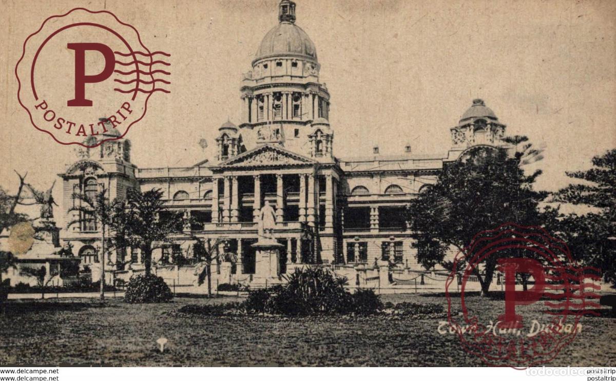 Postales: Town Hall, Durban. Sudafrica Afrique du Sud South Africa