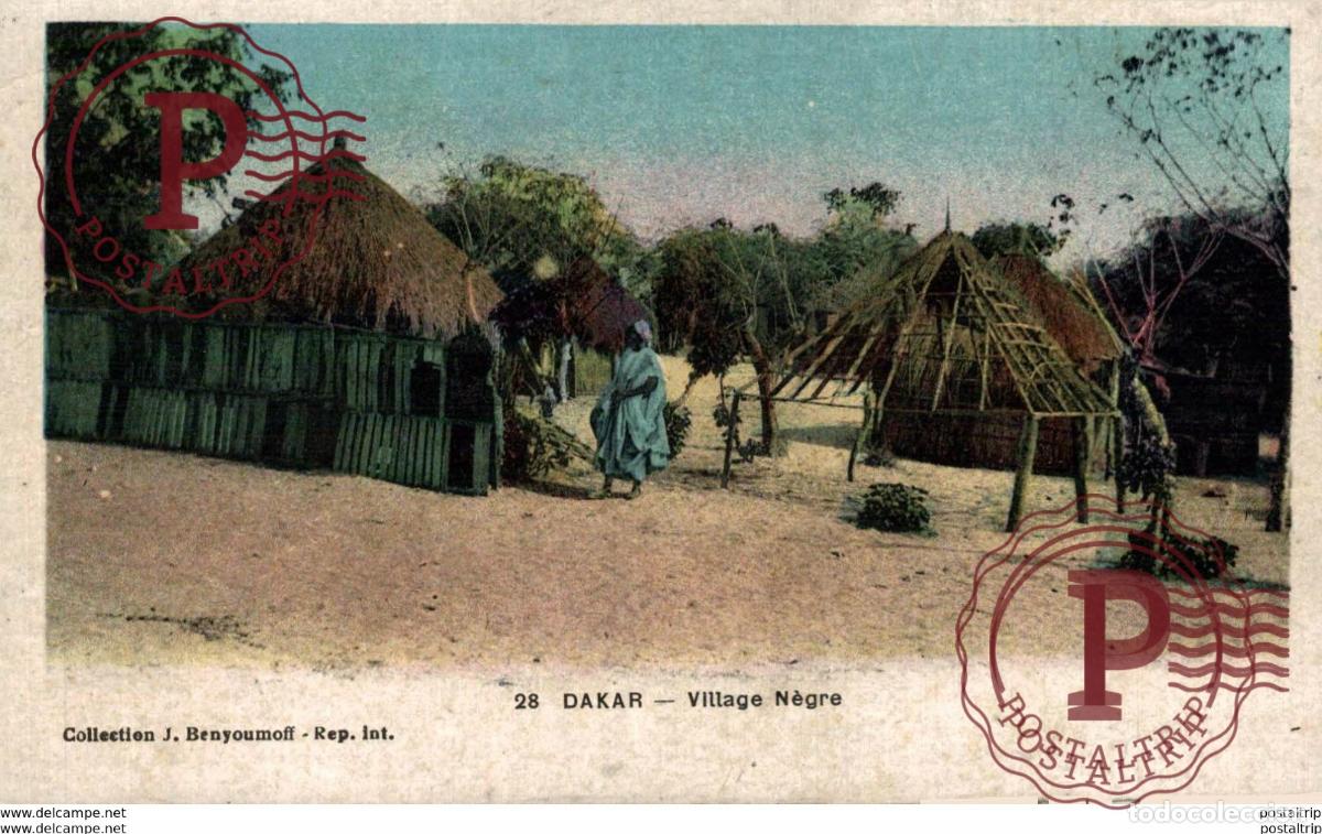 Postales: Dakar, Village N&eacute;gre. Sudafrica Afrique du Sud South Africa