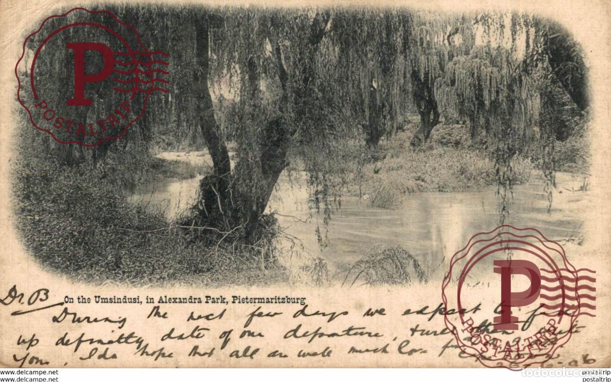 Postales: On the Umsindusi, in Alexandra Park, Pietermaritzburg. Sudafrica Afrique du Sud South Africa