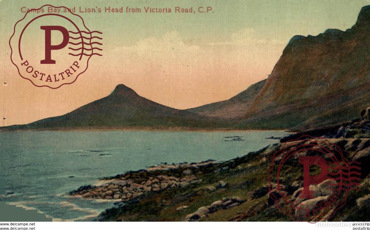 Postales: Camps Bay and Lions Head from Victoria Road. Sudafrica Afrique du Sud South Africa