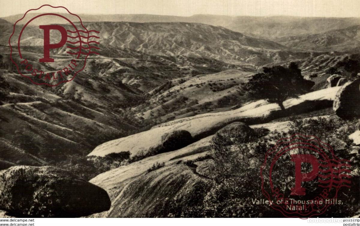Postales: View of Valley of a thousand hills, Natal. Sudafrica Afrique du Sud South Africa