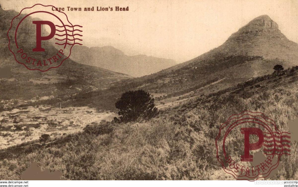 Postales: Cape Town and Lions Head. Sudafrica Afrique du Sud South Africa