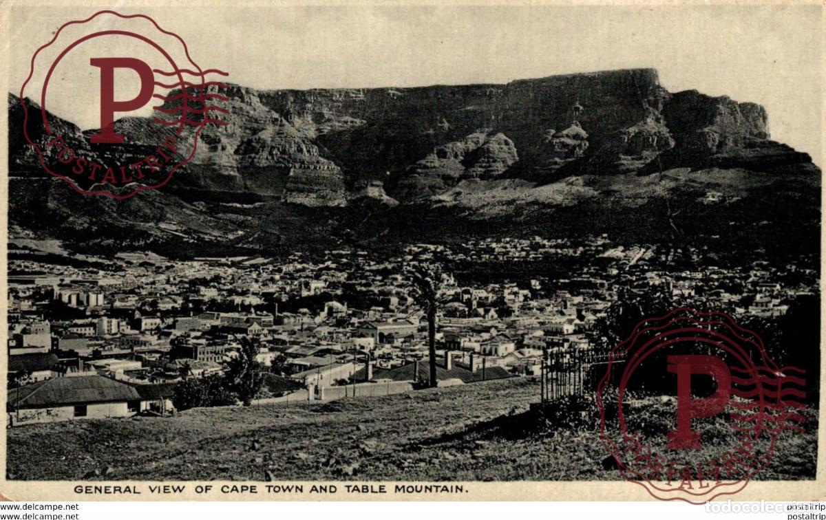 Postales: General View of Cape Town and Table Mountain. Sudafrica Afrique du Sud South Africa