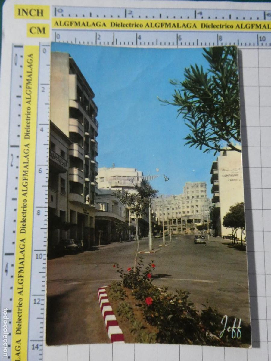 Postales: POSTAL DE MARRUECOS. T&Aacute;NGER AVENIDA MOHAMMED V. 973