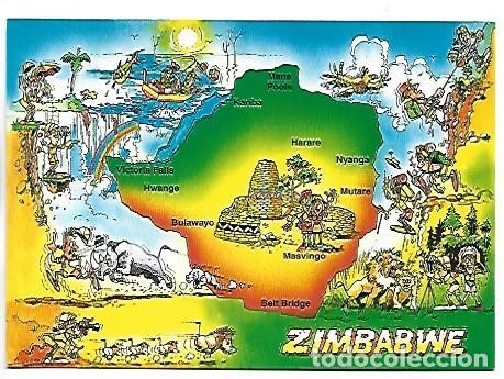 Postales: GREETINGS FOR ZIMBABWE.- AFRICA DEL SUR