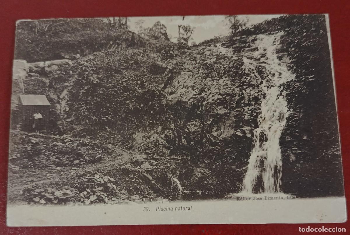 Postales: TARJETA POSTAL PISCINA NATURAL - ISLA SANTO TOME Y PRINCIPE - AFRICA 1920 - EDITOR JOS&Eacute; PIMIENTA
