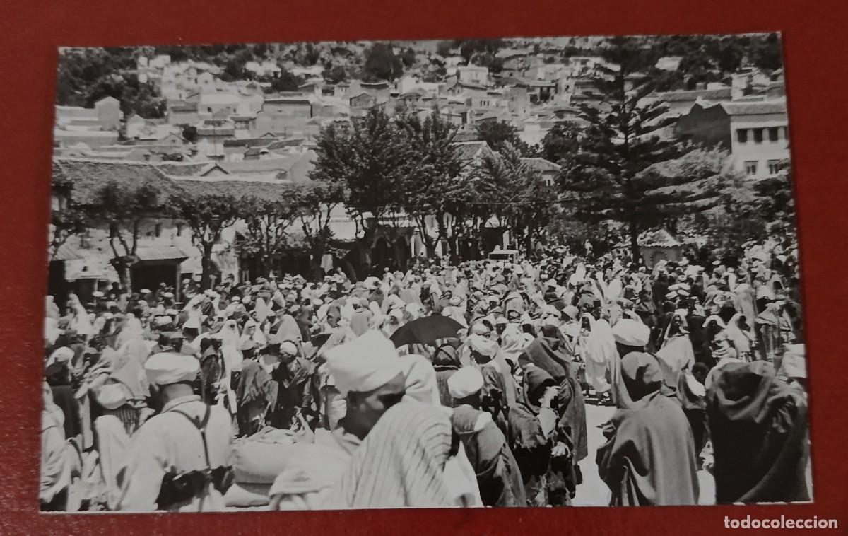 Postales: TARJETA POSTAL ZOCO EN LA PLAZA UTA EL HAMMAM DE CHAUEN - MARRUECOS