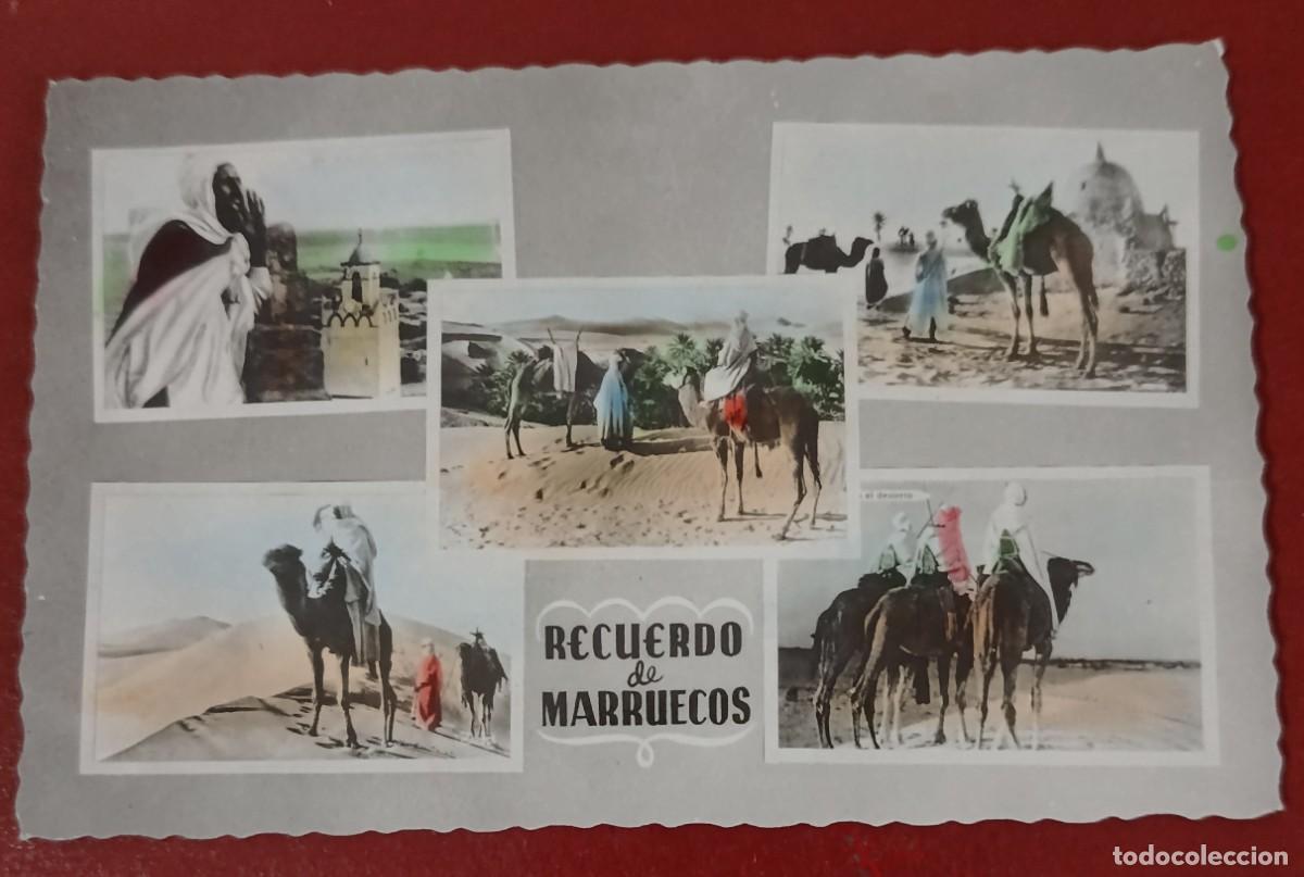 Postales: TARJETA POSTAL M&Uacute;LTIPLE RECUERDO DE MARRUECOS 1961