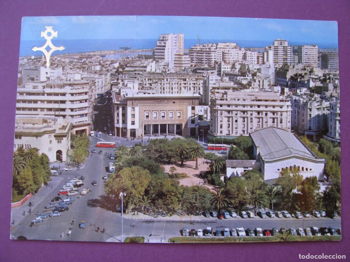 Postales: POSTAL DE MARRUECOS. CASABLANCA. PLAZA DE LAS NACIONES UNIDOS.