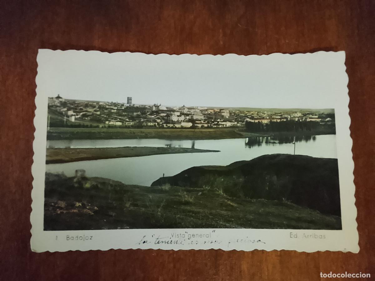 Postales: Postal de Badajoz. Vista general. A&ntilde;os 50