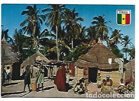 Postales: VILLAGE EN CASAMANCE.- REPUBLIQUE DU SENEGAL