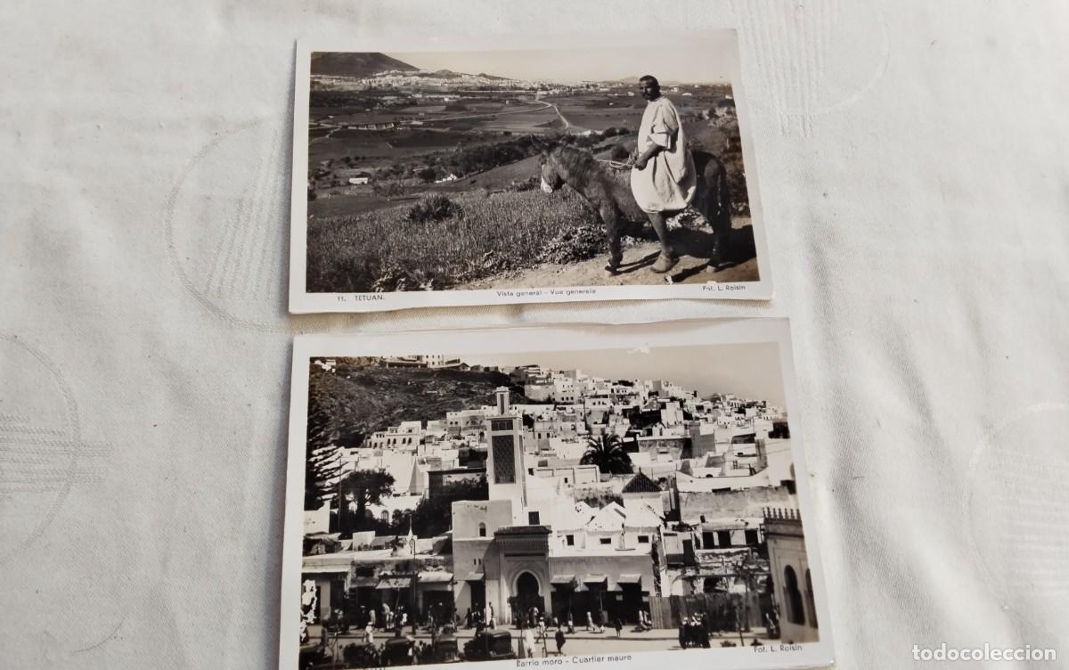 Postales: TETUAN , DOS POSTALES ANTIGUAS , BLANCO Y NEGRO