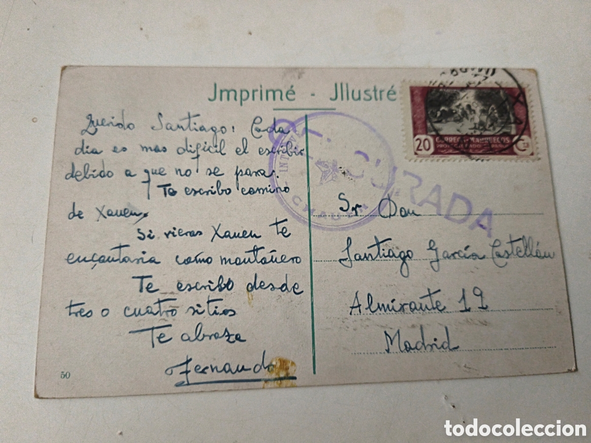 Postales: Postal Le petit Mohamed. Maroc. - Foto 2