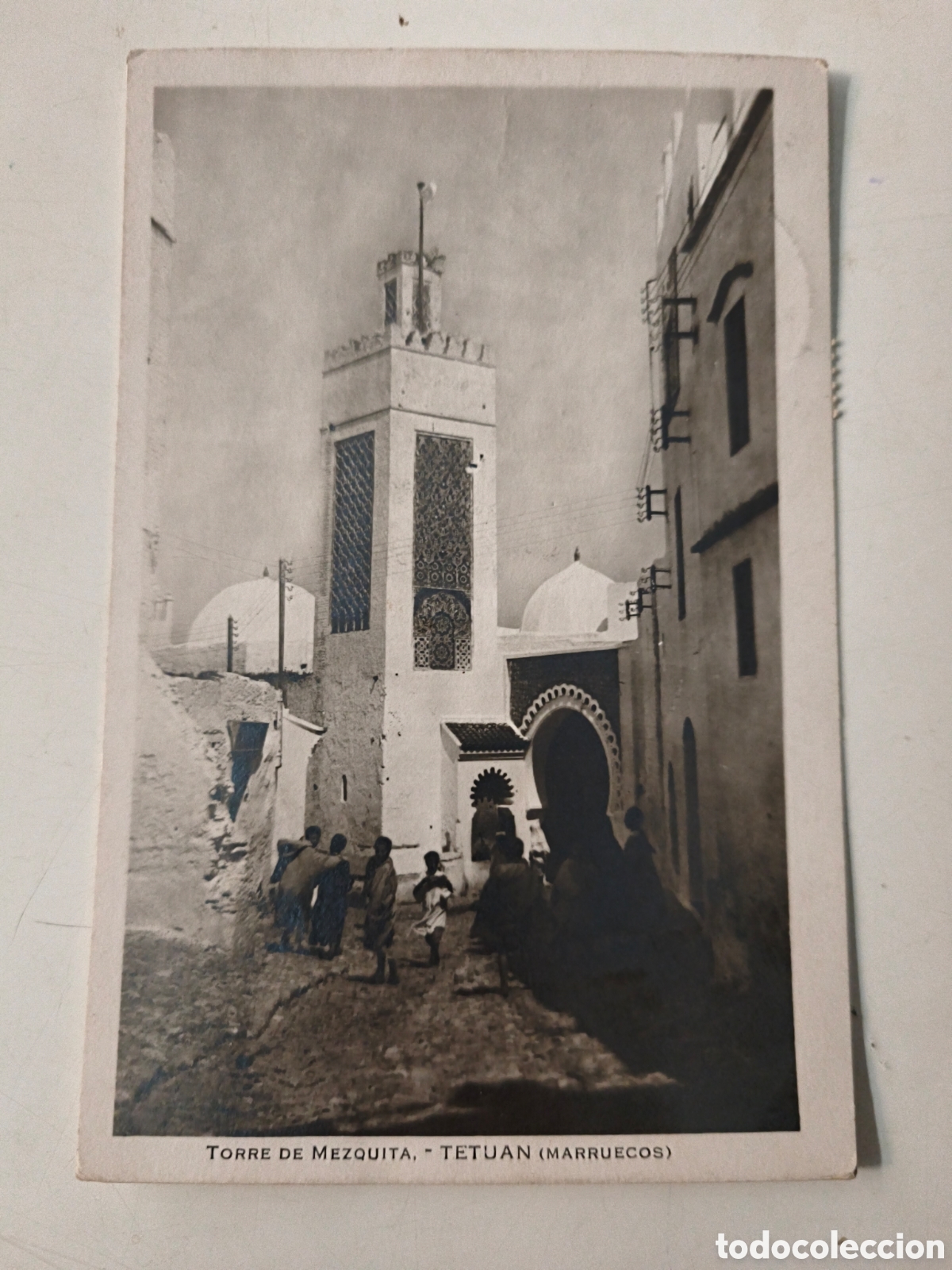 Postcards: Postal Torre de la Mezquita. Tetu&aacute;n