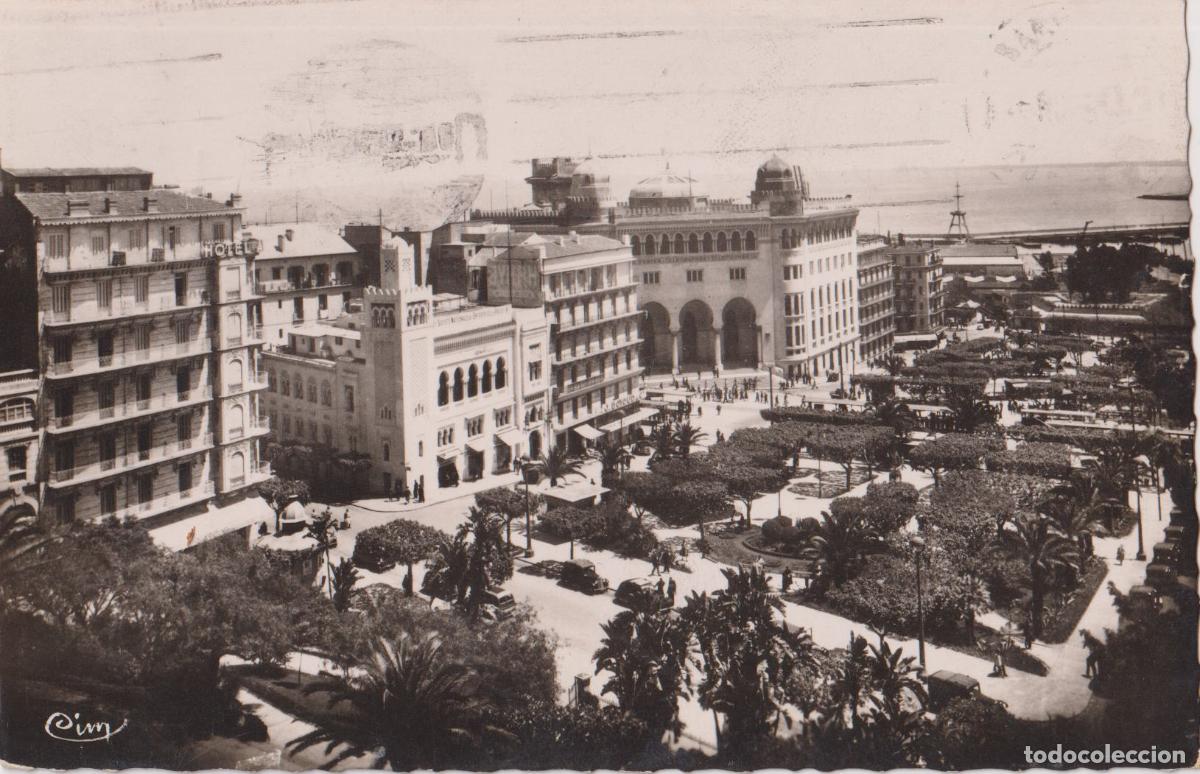 Postales: ARGELIA, JARDINES, BOULEVARD-LAFERRI&Egrave;RE &ndash; PHOTO COMBIEN MACON &ndash; CIRCULADA