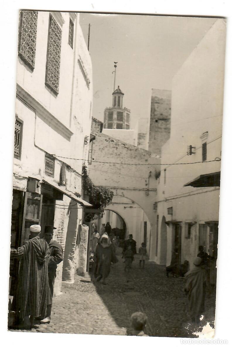 Postales: Tetuan 541. Calle Sidi Ali Ben Raisuni . Ed. Foto Grarcia-Cortes. Escrita 1956. Vell i Bell