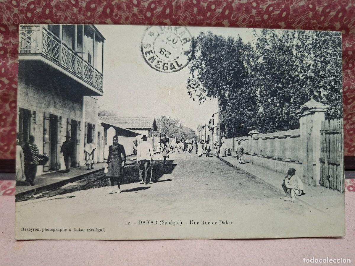 Postcards: ANTIGUA POSTAL DAKAR SENEGAL AFRICA REVEYRON 12