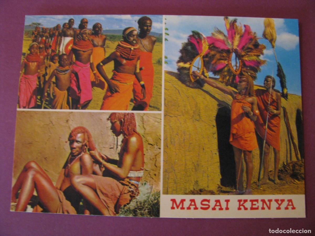 Postais: POSTAL DE KENIA. TRIBU MASAI.