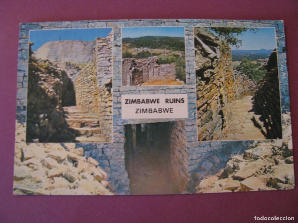 Postcards: POSTAL DE ZIMBABWE. RUINAS.
