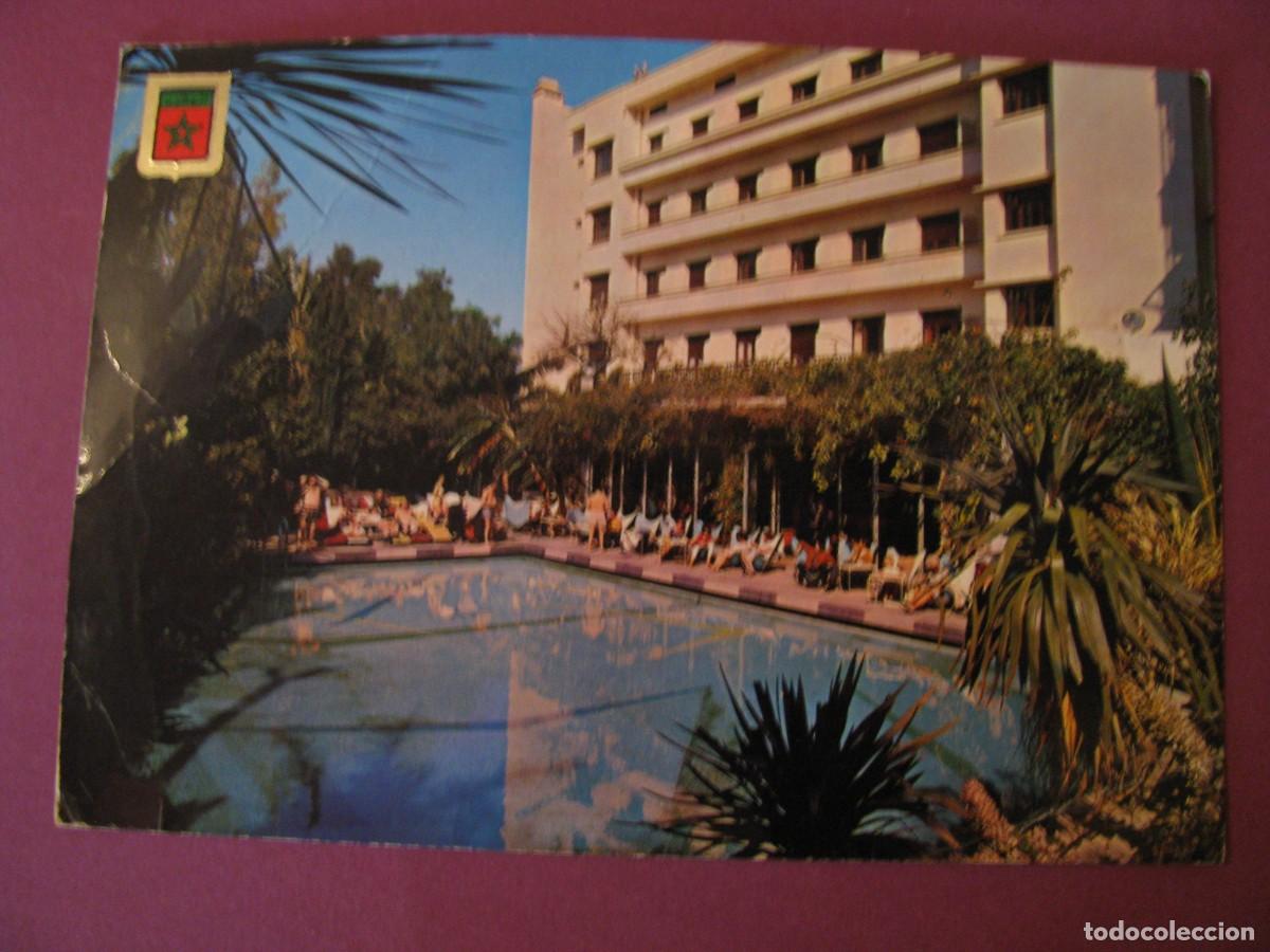Postales: POSTAL DE MARRUECOS. TANGER. HOTEL RIF. PISCINA. CIRCULADA