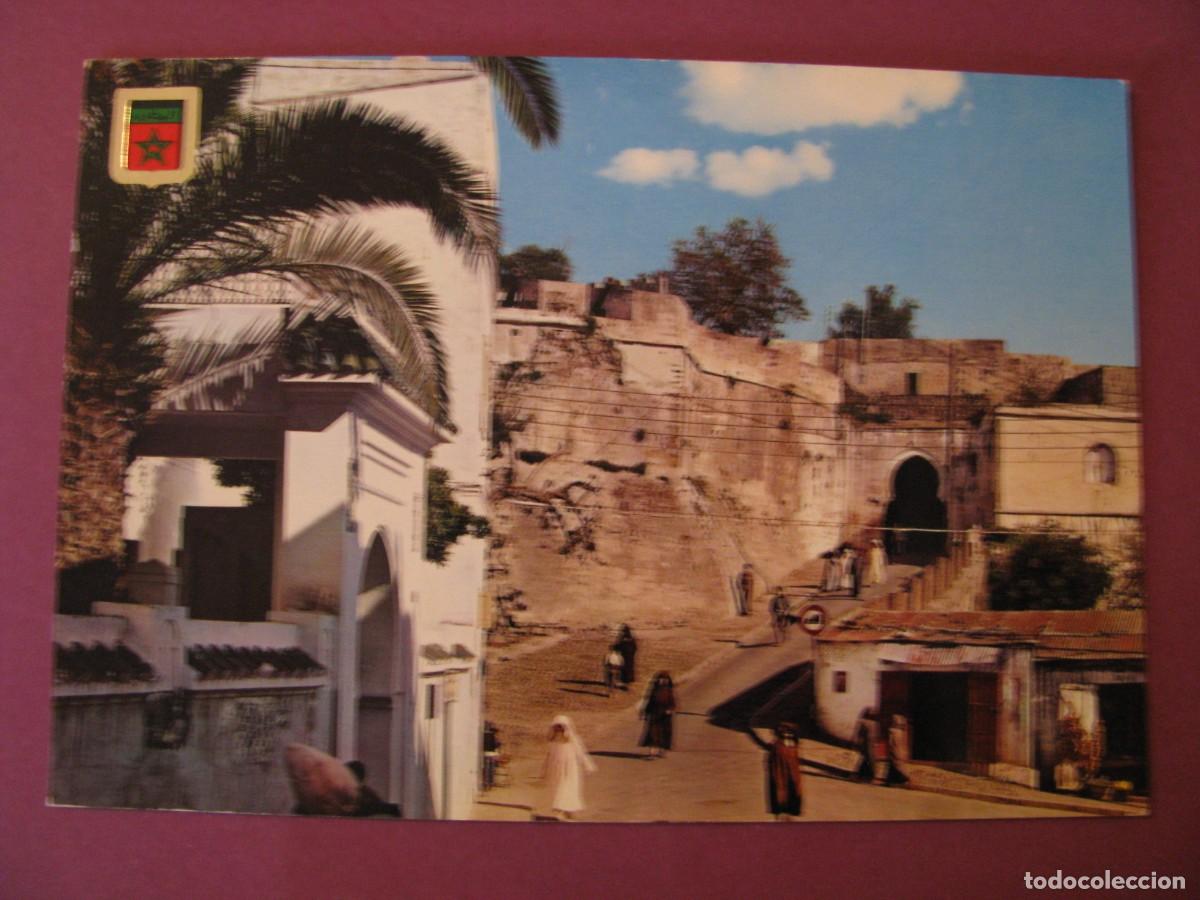 Postales: POSTAL DE MARRUECOS. TANGER. ENTRADA A LA ALCAZABA. ESCUDO DE ORO
