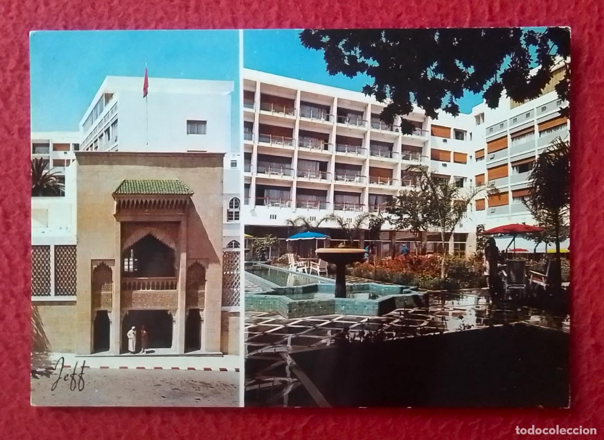 Cartoline: POSTAL CARTE POSTALE POSTKARTE POST CARD MARRUECOS MAROC MOROCCO RABAT H&Ocirc;TEL DE LA TOUR HASSAN TOWER