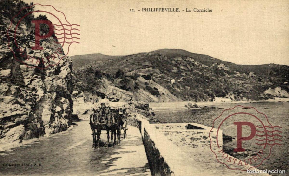 Postales: ARGELIA. ALGERIE. Philippeville La Corniche - Foto 1