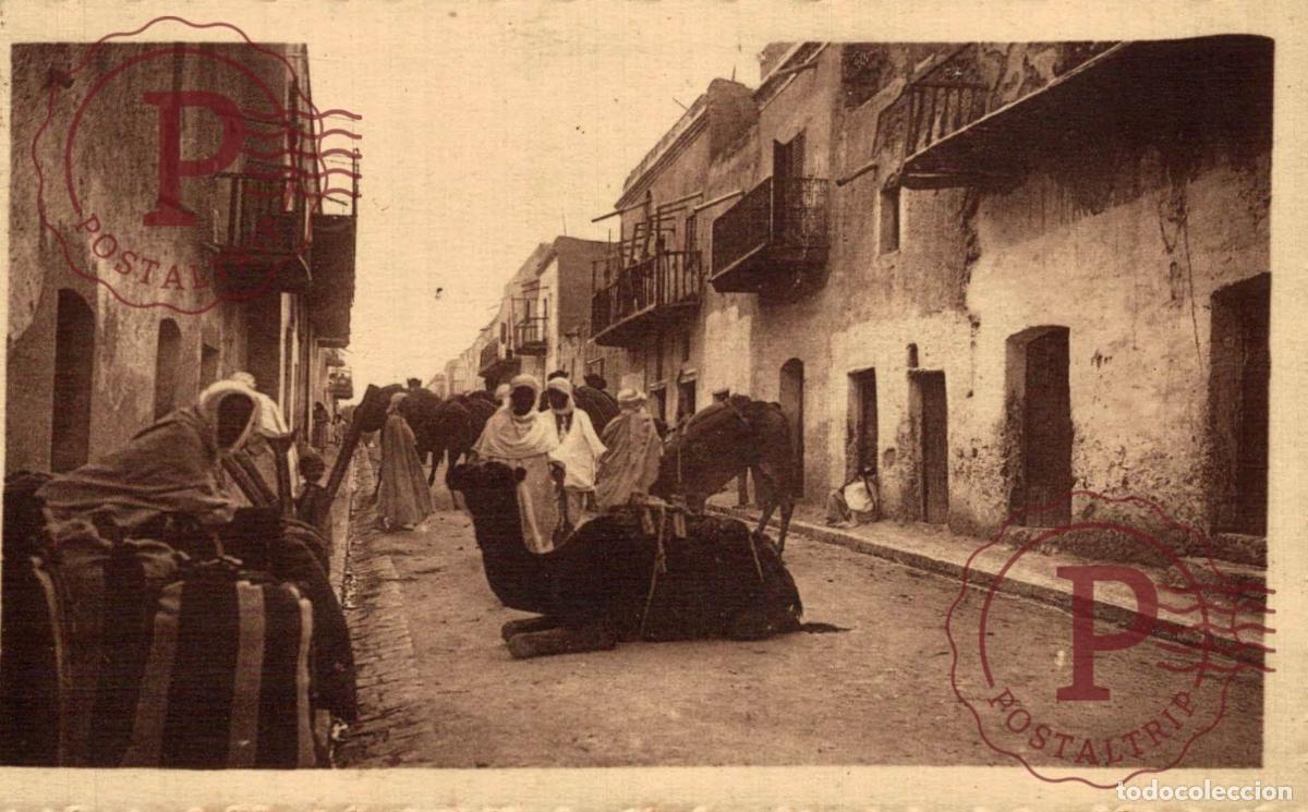 Postales: ARGELIA. ALGERIE. Bou-Saada -rue Rouville