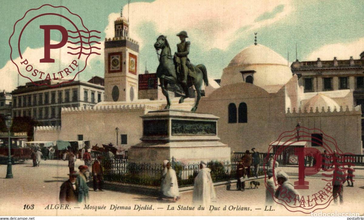 Postales: Alger Mosqu&eacute;e Djemaa Djedid ARGELIA ALGERIA ALG&Eacute;RIE