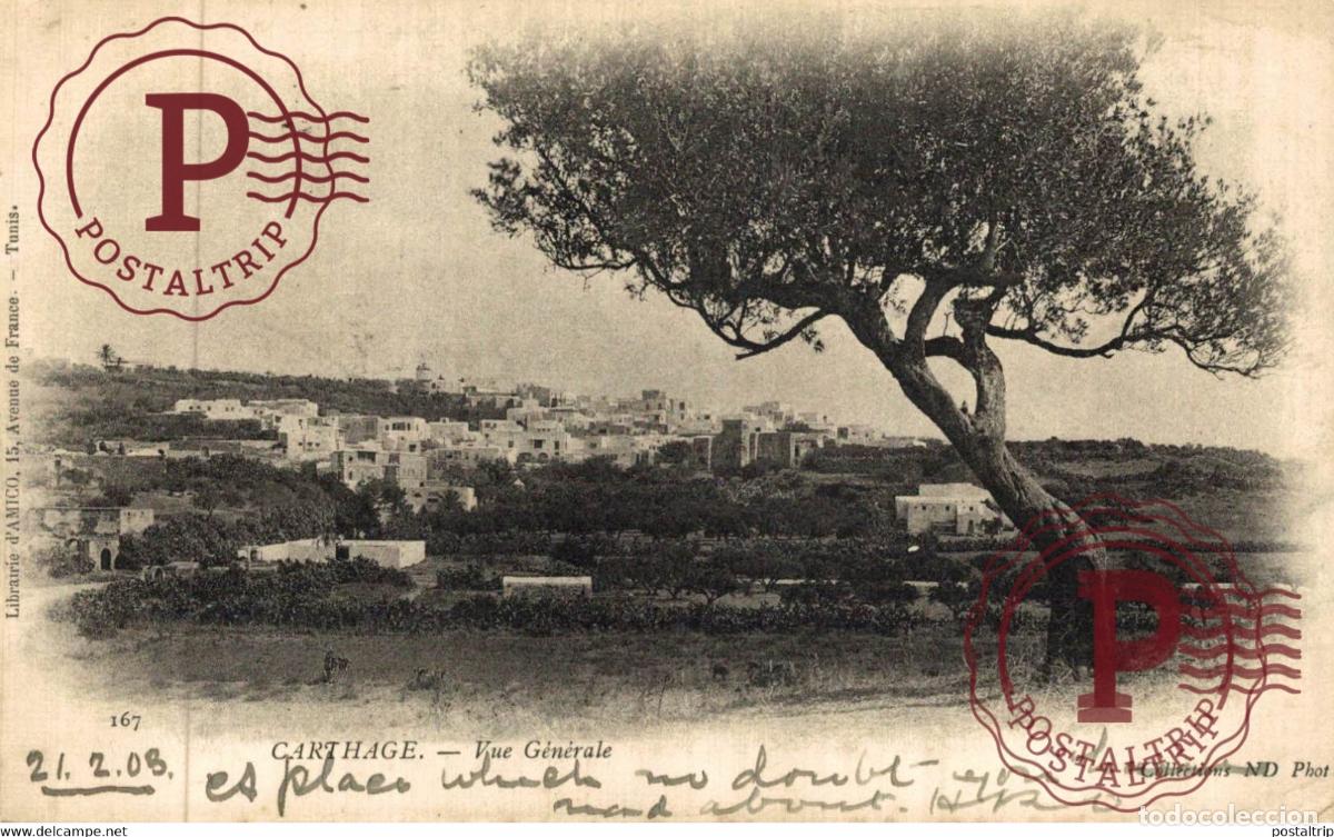 Postales: Carthage Vue G&egrave;n&egrave;rale ARGELIA ALGERIA ALG&Eacute;RIE