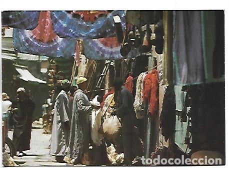 Postales: SOUK DES TEINTURIES.- MARRUECOS