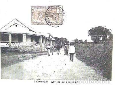 Postales: Congo & Marcofilia, Brazzaville, Avenue du Commerce, Oeiras 1992 (1)