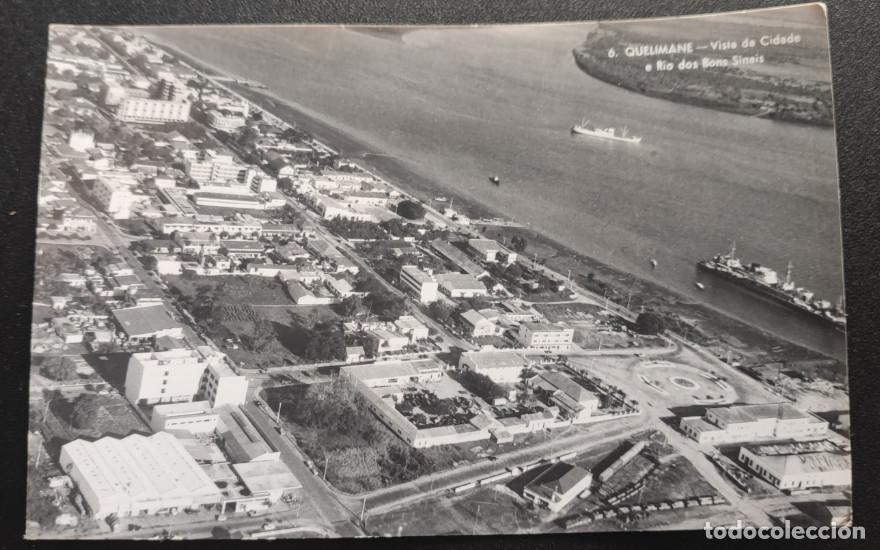 Postales: MOZAMBIQUE, QUELIMANE, VISIE DE CIDADE E RIO DOS BONS SINEIS, POSTAL ANTIGUA