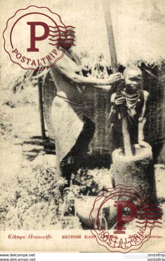 Postales: KENIA. KIKUYU HOUSEWIFE. BRITISH EAST AFRICA. - PHOTO KNOWLES
