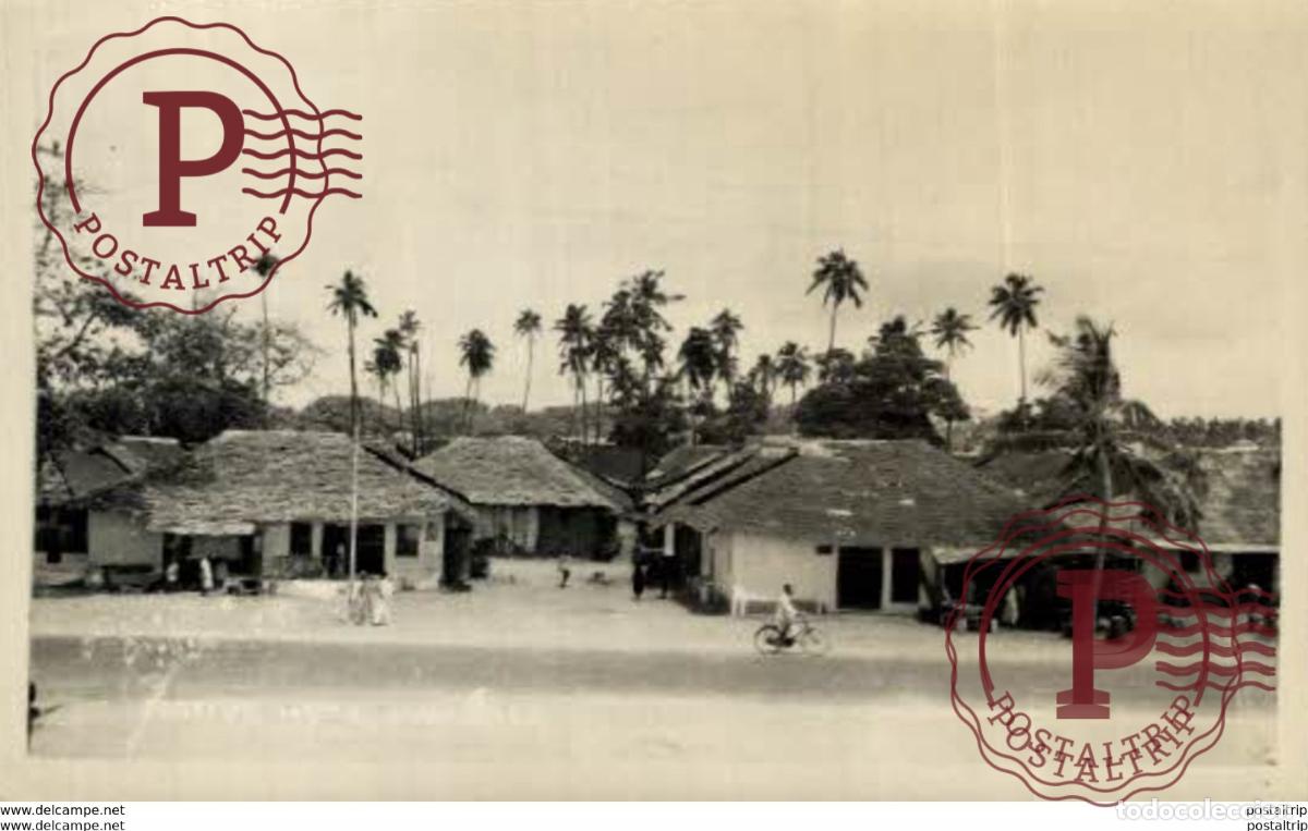 Postales: KENIA. MOMBASA. NATIVE HUTS. REAL PHOTO. . PLAIN BACK