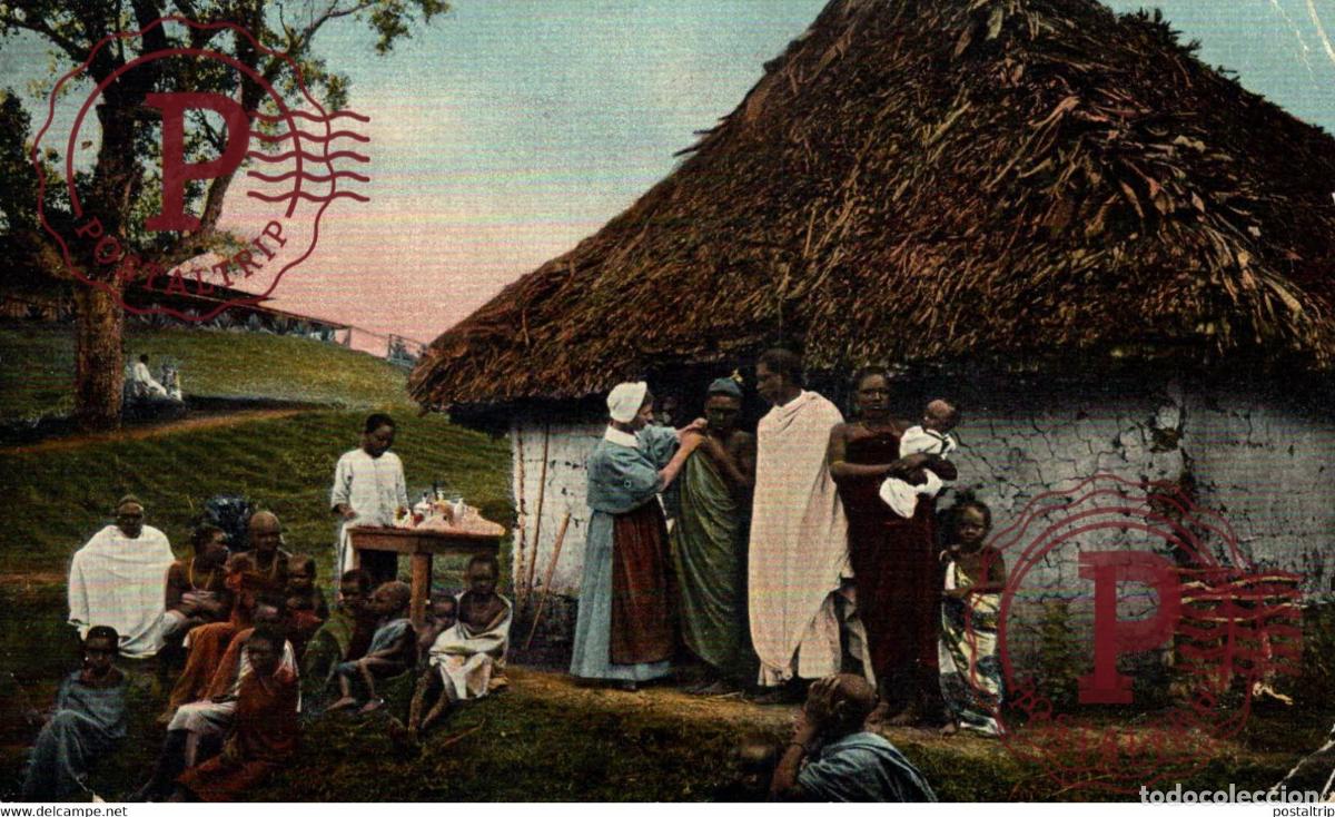 Postales: AFRICA. KENIA. Deutsch Ost Africa Mission schwester bei der kranken in moschi