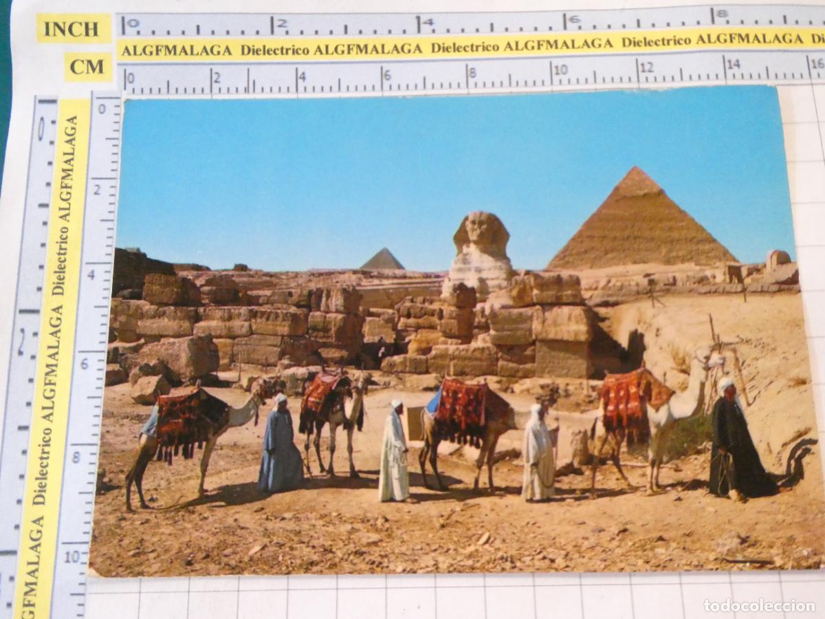 Postales: POSTAL DE EGIPTO. GIZA EL CAIRO PIR&Aacute;MIDES KEOPS ESFINGE. 2479