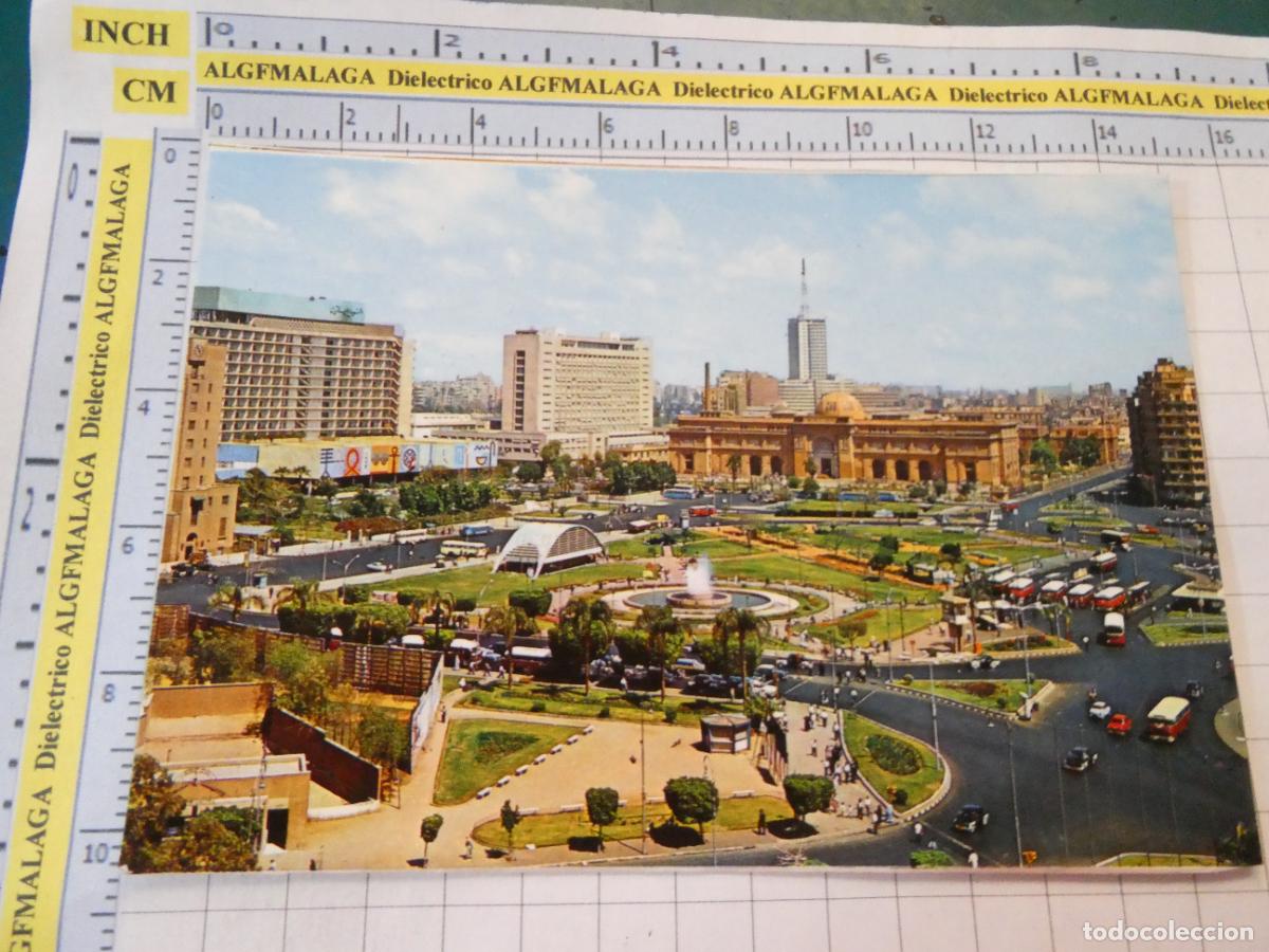 Postales: POSTAL DE EGIPTO. EL CAIRO. PLAZA TAHIR MUSEO EGIPCIO. 2487
