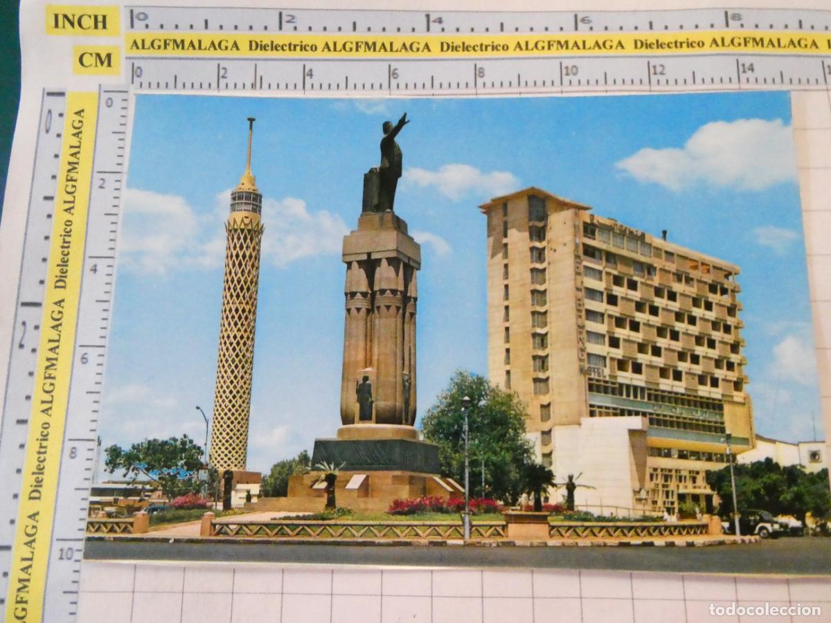 Postales: POSTAL DE EGIPTO. EL CAIRO. EL BORG HOTEL ZAGHIOUL'S STATUE. 2491