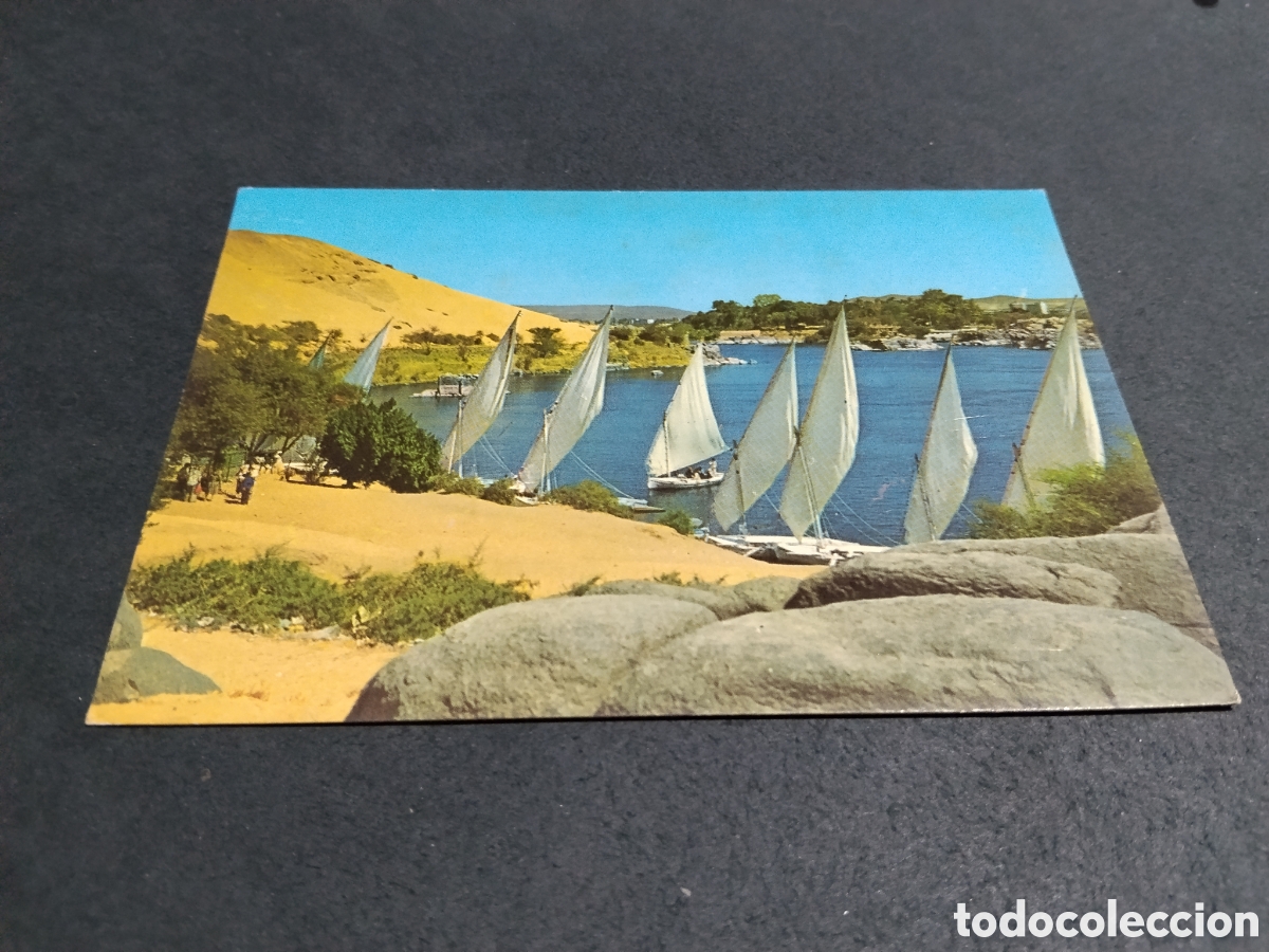 Postales: Postal Asswan Nilo veleros