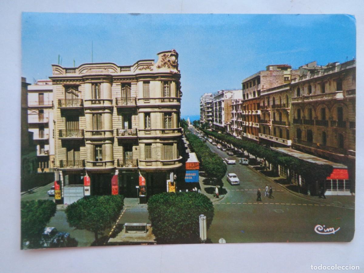 Postales: POSTAL DE ORAN ( ALGELIA ): AVENIDA CHEIKH LARBI TEBBESSI . A&Ntilde;OS 60