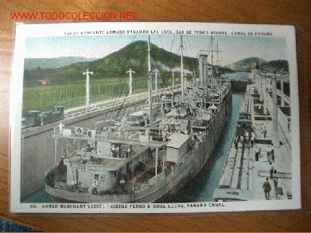 Cartoline: lote de 7 postales de Panam&aacute; inclu&iacute;do el Canal